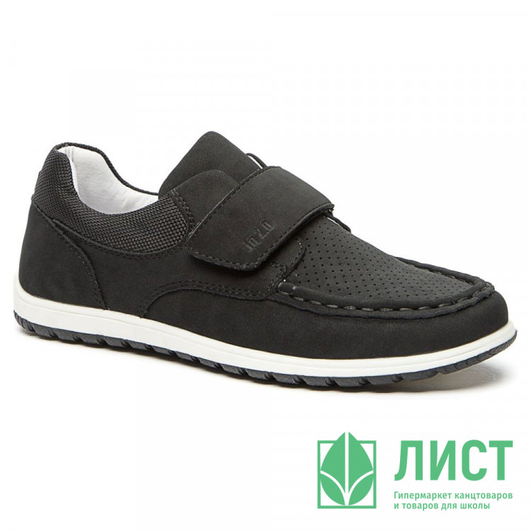 Полуботинки для мальчика (KEDDO) черные верх-искусственный нубук подкладка-натуральная кожа  артикул 538297/03-03