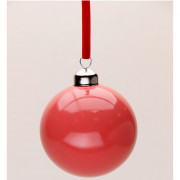 Шар пластик 08см глянцевый цв.пурпурно-красный 103 арт.РШ2503