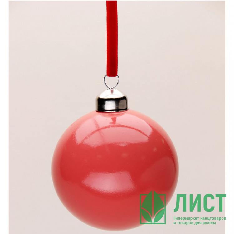 Шар пластик 08см глянцевый цв.пурпурно-красный 103 арт.РШ2503