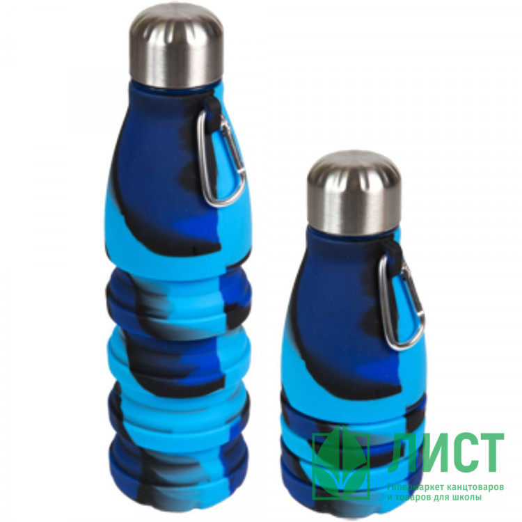 Бутылка 500мл deVENTE складная темно-синяя арт.8090478