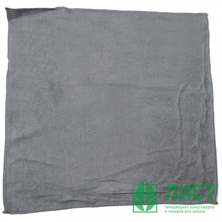 Салфетка универсальная микрофибра 40*40 220г/м2 б/уп серая арт.55-0420/55-9450