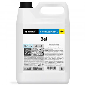 Моющий концентрат с содержанием хлора для осветления посуды Pro-Brite Bel 5л арт.072-5