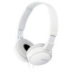 Наушники SONY MDR-ZX110AP,накладные цв.белый