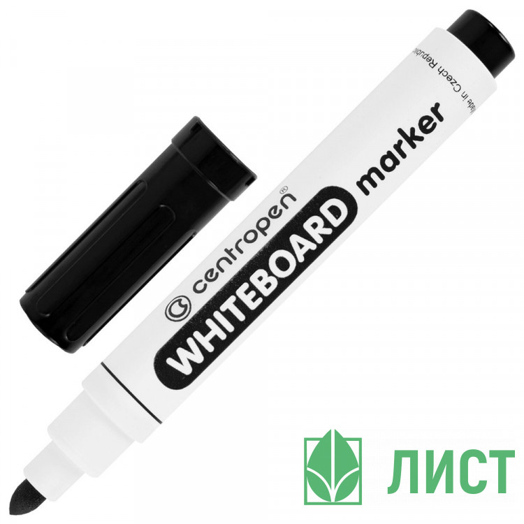Маркер для доски CENTROPEN круглый 2,5мм черный арт.8559/1Ч
