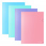 Папка-уголок А4 180мкм пл. (ErichKrause) ассорти Diamond Pastel арт.50170 (Ст.12) - 