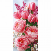 Конверт для денег Без текста Тюльпаны, сирень и пионы (Праздник) арт.50002332