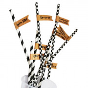 Трубочки для коктейля "Вечеринка" 8шт/наб. арт.6065157