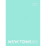 Тетрадь на кольцах А4 клетка 80 листов (Hatber) NEWtone PASTEL Мята арт.80ТК4A1_05039