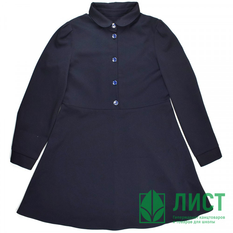 Платье для девочки (OVAS) арт.4809  размер 30/122-38/146 цвет синий