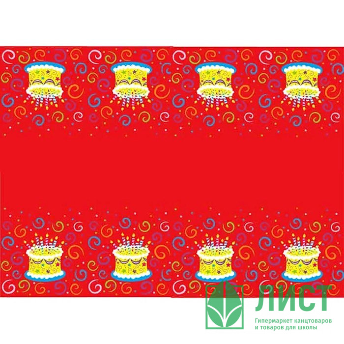 Скатерть "Торт яркий" 140*180см арт.6046286