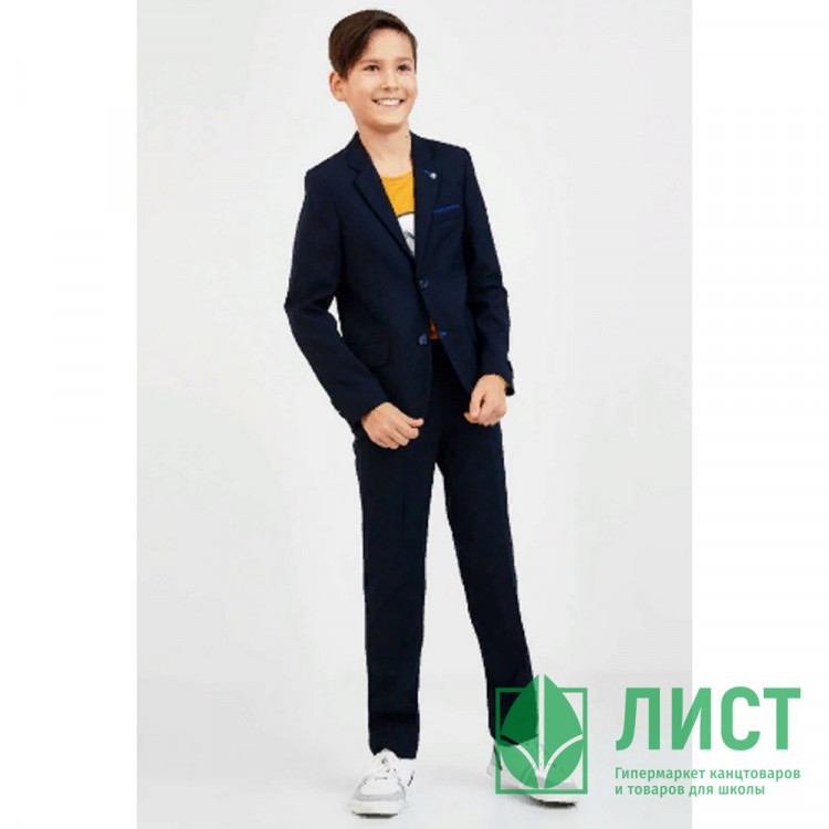 Костюм (Bremer) Фрейзер (пиджак классический/брюки классические) размер 30/128-36/152 цвет синий