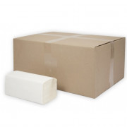 Полотенце бумажное V(ZZ)-сложение 1-сл 250л Терес Стандарт (22*23) Система H3 белые арт.Т-0225 (Ст.20)