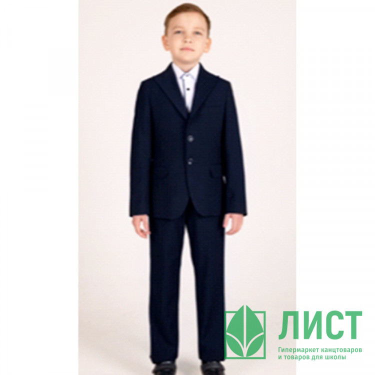 Костюм (Praleska) арт.23033-2 Президент (пиджак классический/брюки зауженные) размерный ряд 28/122-46/182 цвет синий