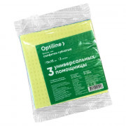Салфетка губчатая 3шт/набор 15*15см Optiline цвет в ассортимента