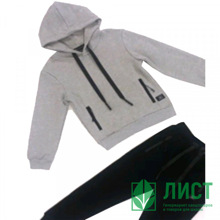 Костюм спортивный для мальчика арт.155 размерный ряд 30/116-46/170 цвет св.серый