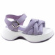 Босоножки для девочки (B&G) сиреневый верх-искусственная кожа подкладка-искусственная кожа размерный ряд 31-37 арт.m-bg-8635-3F