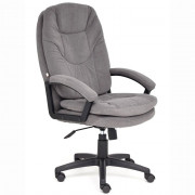 Кресло для руководителя пластик/флок COMFORT LT  серый (29)