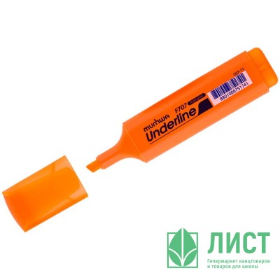 Маркер флуорисцентный MunHwa &quot;UnderLine&quot; скошенный оранжевый 1-5мм арт.ULF-11 (Ст.12) Маркер флуорисцентный MunHwa "UnderLine" скошенный оранжевый 1-5мм арт.ULF-11 (Ст.12)