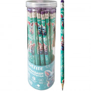 Карандаш чернографитный deVENTE с ластиком HB Триолино (Triolino) Маленький Кролик (Little Rabbit) корпус трехгранный арт.5032606