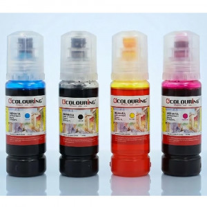 Чернила Epson 101/103 Colouring для Epson L1110, L1210, L1216, L1218, L1250, L1256, L3100, L3101, L3110, L3111, L3115, L3116, L3150, L3151, L3152, L3156, L3160, L3200, L3210, L3211, L3215, L3216, L3218, L3219, L3250, Key Lock, dye, комплект 4 цв по 70мл