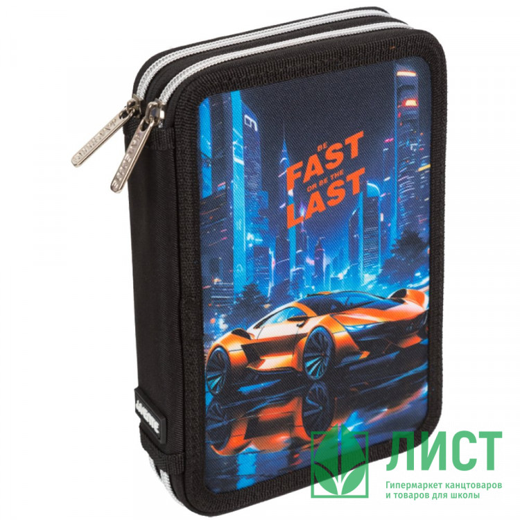 Пенал 2 отделения (deVente) 210х140х52мм Fast Or Last арт.7012501
