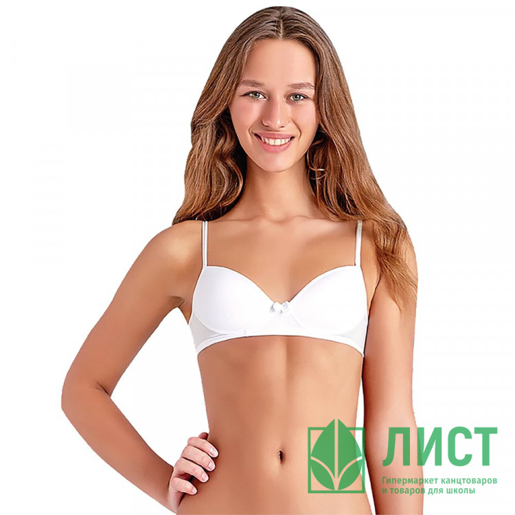 Топ для девочки подростковый арт.4000/3 размер 42/170-176 цвет белый 100% х/б